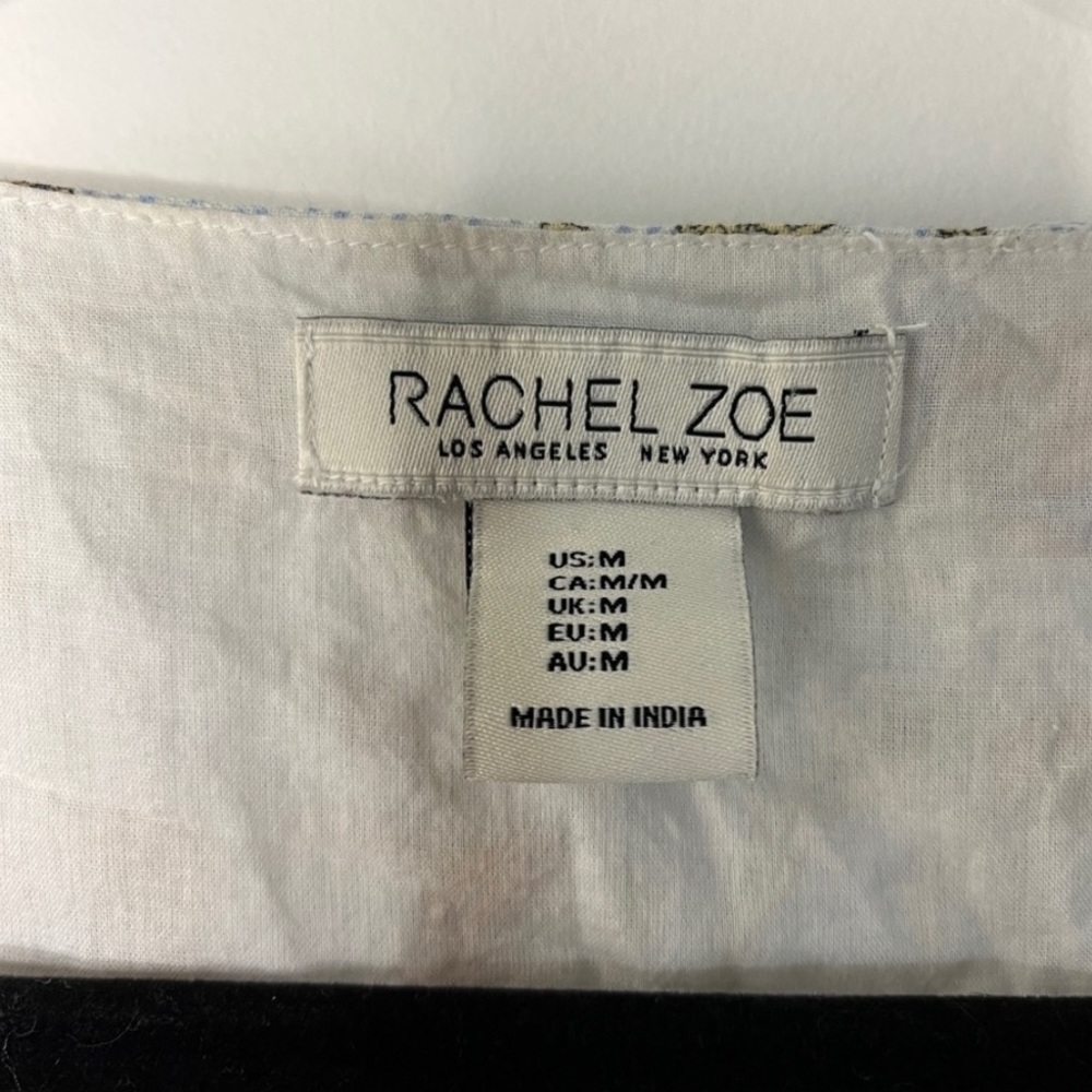☀️ Rachel Zoe Floral Ruffle Tiered Maxi Dress M - Picture 6 of 6